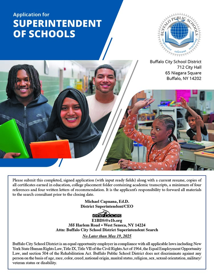Superintendent Search Application Front Page