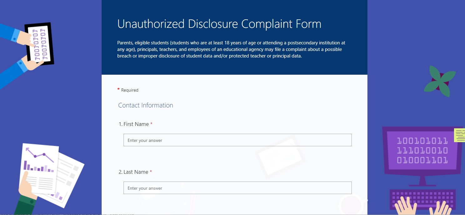 Unauthorized Disclosure Complaint Form
