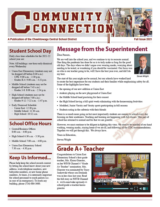 Cheektowaga Newsletter 2021