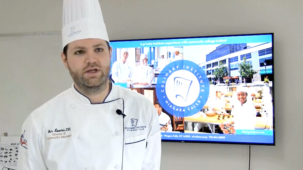 Alumni feature video with Ben Loomis, culinary school alumnus