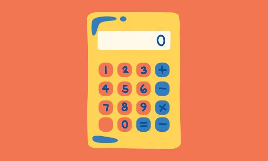 icon of a calculator