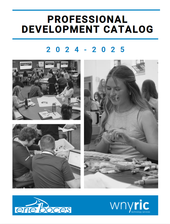 cover of the professional development catalog for the 2024-2025 school year