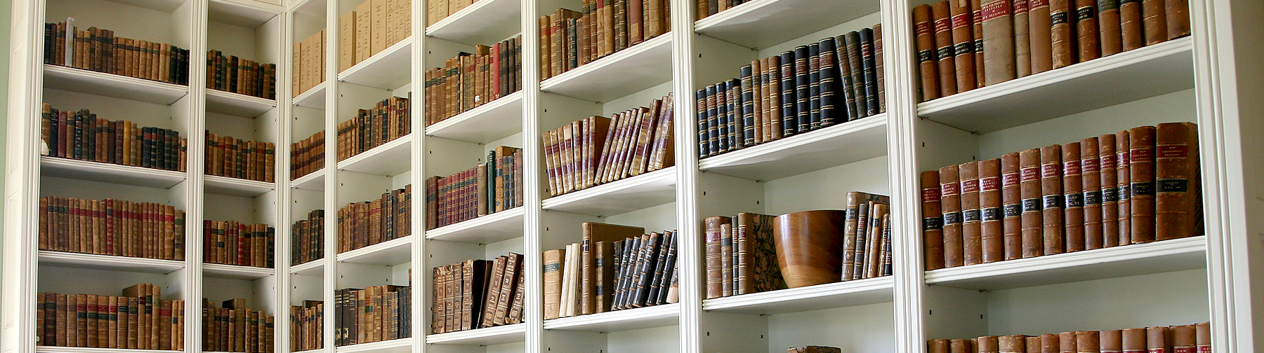 Decorative image of bookshelves