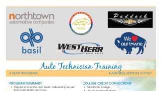 Auto Technician Training Flyer