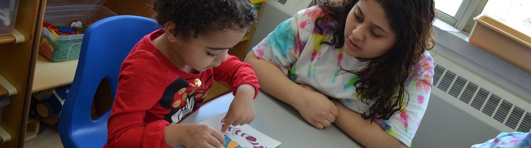 Early Childhood Education Student with Child