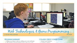 Web Technologies and Game Programming Flyer