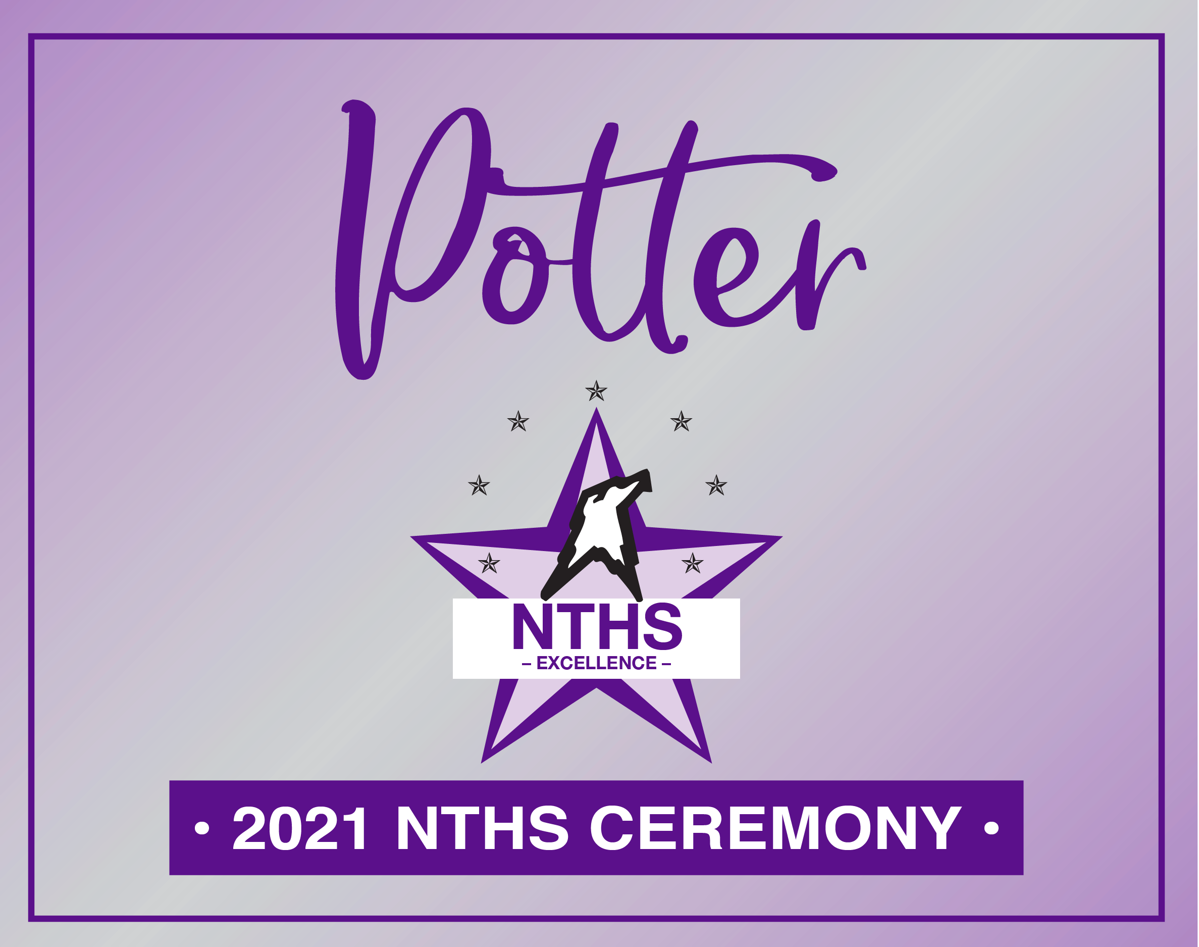 Potter 2021 NTHS Ceremony